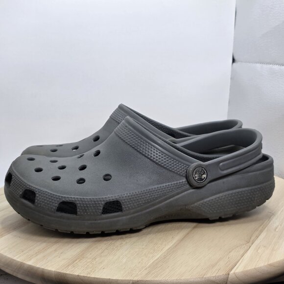 Crocs Unisex Classic Clog 10001-0DA Slate Grey Men's Size 10 / Womens 12 - Picture 1 of 12